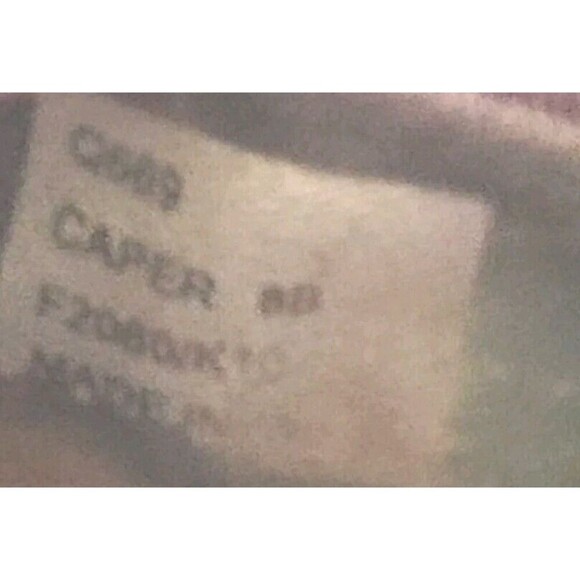 COACH Poppy Caper Ballet Flats Womens 8B Patent Leather Purple Bow Metal Charms - Picture 8 of 8